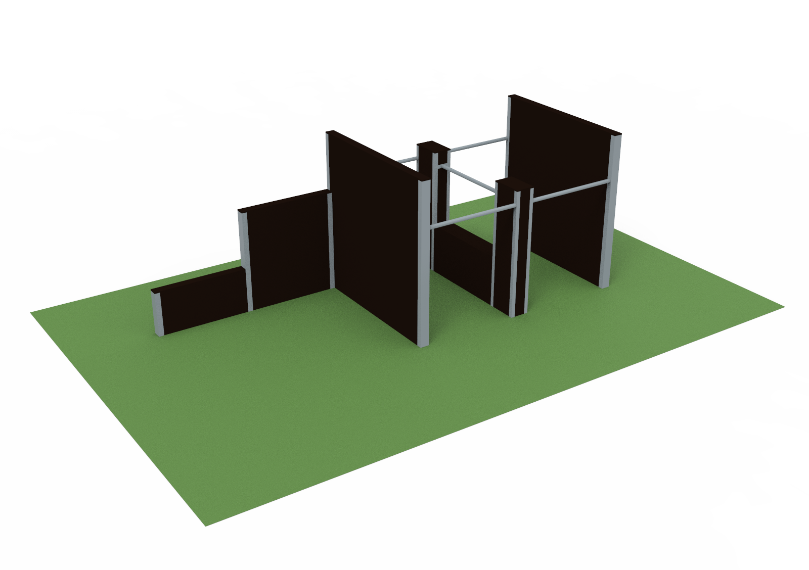 Conjunto modular 07! Descubre nuestra línea de Parkour de Kiwi Playgrounds - Sports Equipment y lleva el entrenamiento a otro nivel.