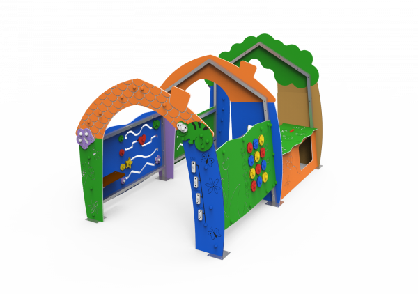 Casita y jardín estimulación temprana! Descubre nuestra línea de Conjuntos Guardería de Kiwi Playgrounds - Classic Playgrounds y lleva la diversión a otro nivel.