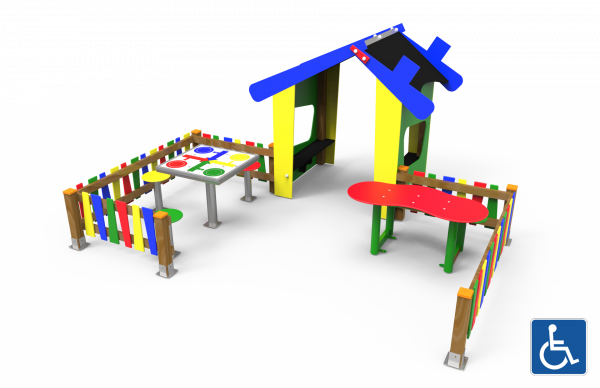 Conjunto pirineo inclusivo! Descubre nuestra línea de Toboganes de Kiwi Playgrounds - Classic Playgrounds y lleva la diversión a otro nivel.