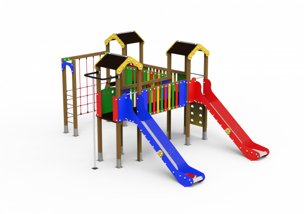 Nalón! Descubre nuestra línea de Maxi Torres de Kiwi Playgrounds - Classic Playgrounds y lleva la diversión a otro nivel.