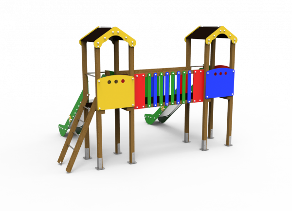 Miño! Descubre nuestra línea de Maxi Torres de Kiwi Playgrounds - Classic Playgrounds y lleva la diversión a otro nivel.