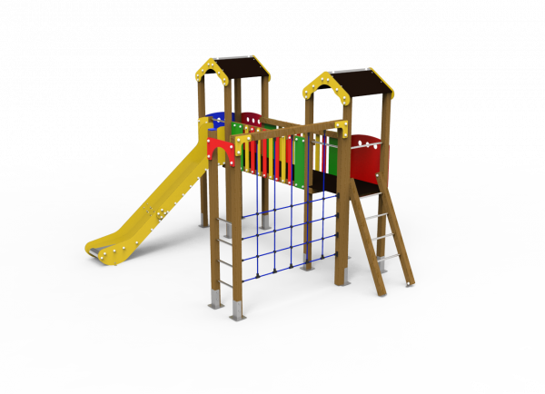 Tajo! Descubre nuestra línea de Maxi Torres de Kiwi Playgrounds - Classic Playgrounds y lleva la diversión a otro nivel.