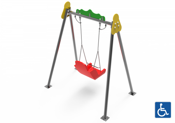 Monoplaza asiento inclusivo! Descubre nuestra línea de Columpios Monoplaza de Kiwi Playgrounds - Classic Playgrounds y lleva la diversión a otro nivel.