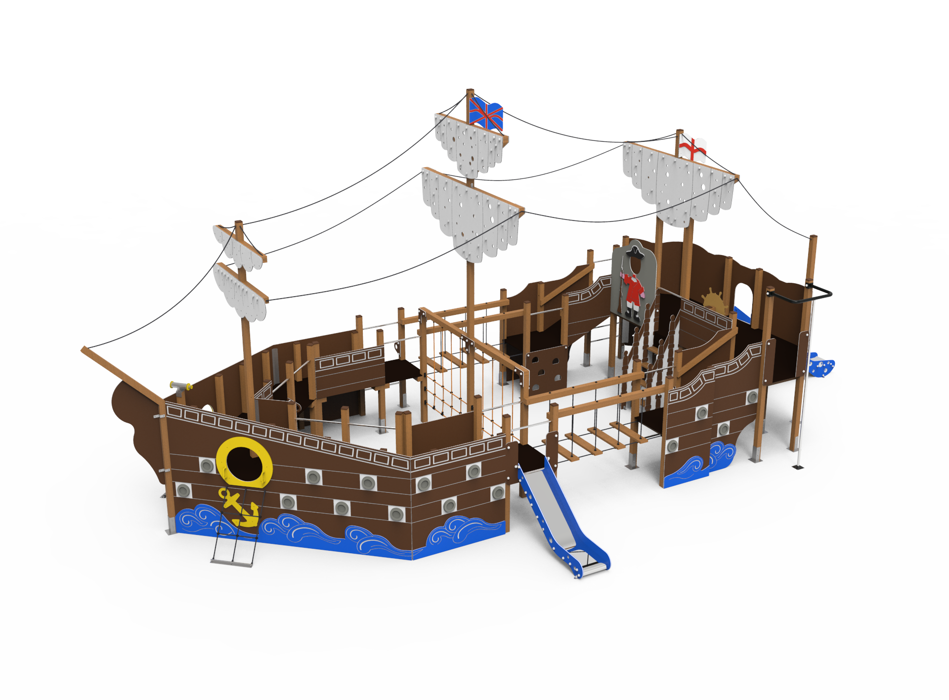 Barco Theseus! Descubre nuestra línea de Castillos de Kiwi Playgrounds - Classic Playgrounds y lleva la diversión a otro nivel.