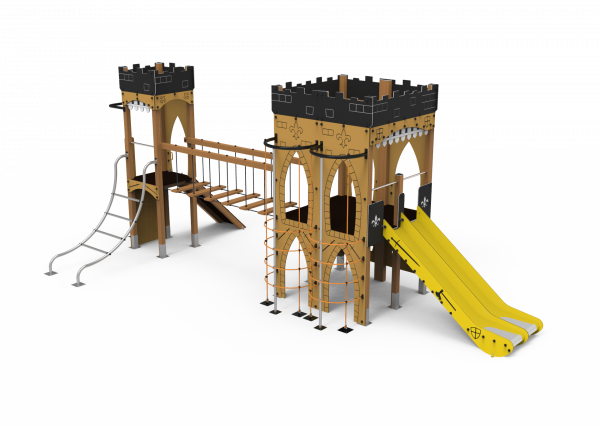 Castillo de Zagra! Descubre nuestra línea de Castillos de Kiwi Playgrounds - Classic Playgrounds y lleva la diversión a otro nivel.