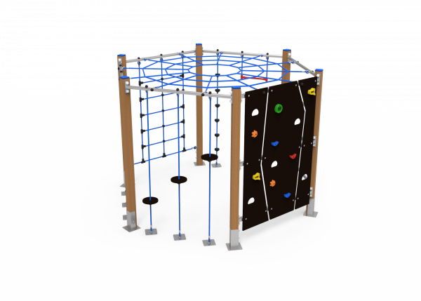 Trepa hexagonal! Descubre nuestra línea de Conjuntos Especiales de Kiwi Playgrounds - Classic Playgrounds y lleva la diversión a otro nivel.